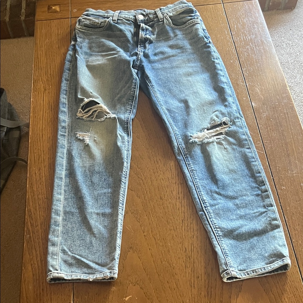 Joe's Jeans Women's Ripped Boyfriend Jeans - Light Blue